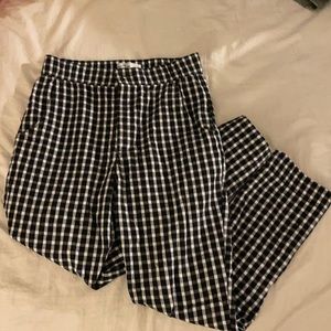 checkered pants